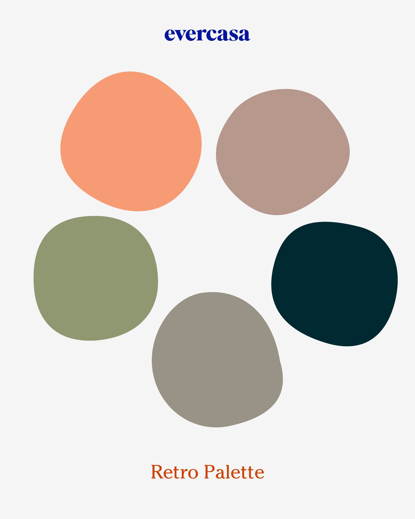 Confetti Shapes (Retro Palette) Removable Wall Decal