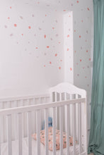 Load image into Gallery viewer, Coral Terrazzo Shapes Removable Wall Decal