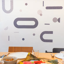 Load image into Gallery viewer, XL Geometry Mono Removable Wall Decal