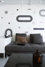 Load image into Gallery viewer, XL Geometry Mono Removable Wall Decal