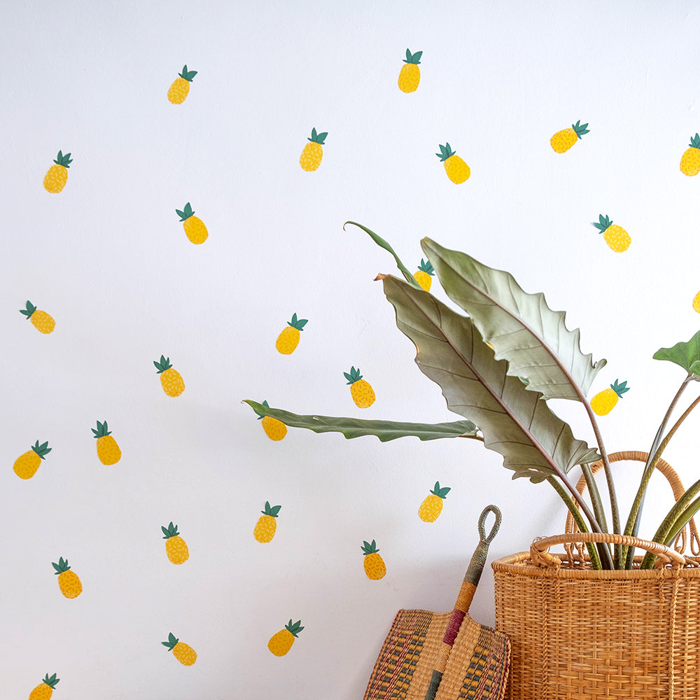 Tropical Pineapple Removable Wall Decal