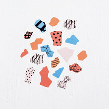 Load image into Gallery viewer, Collage Shapes (Sunset Palette) Removable Wall Decal