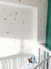 Load image into Gallery viewer, Coral Terrazzo Shapes Removable Wall Decal