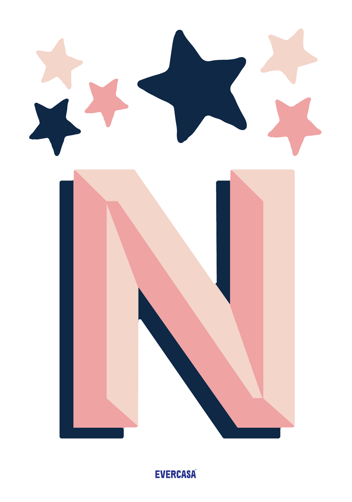 Custom Name in Rose Colour