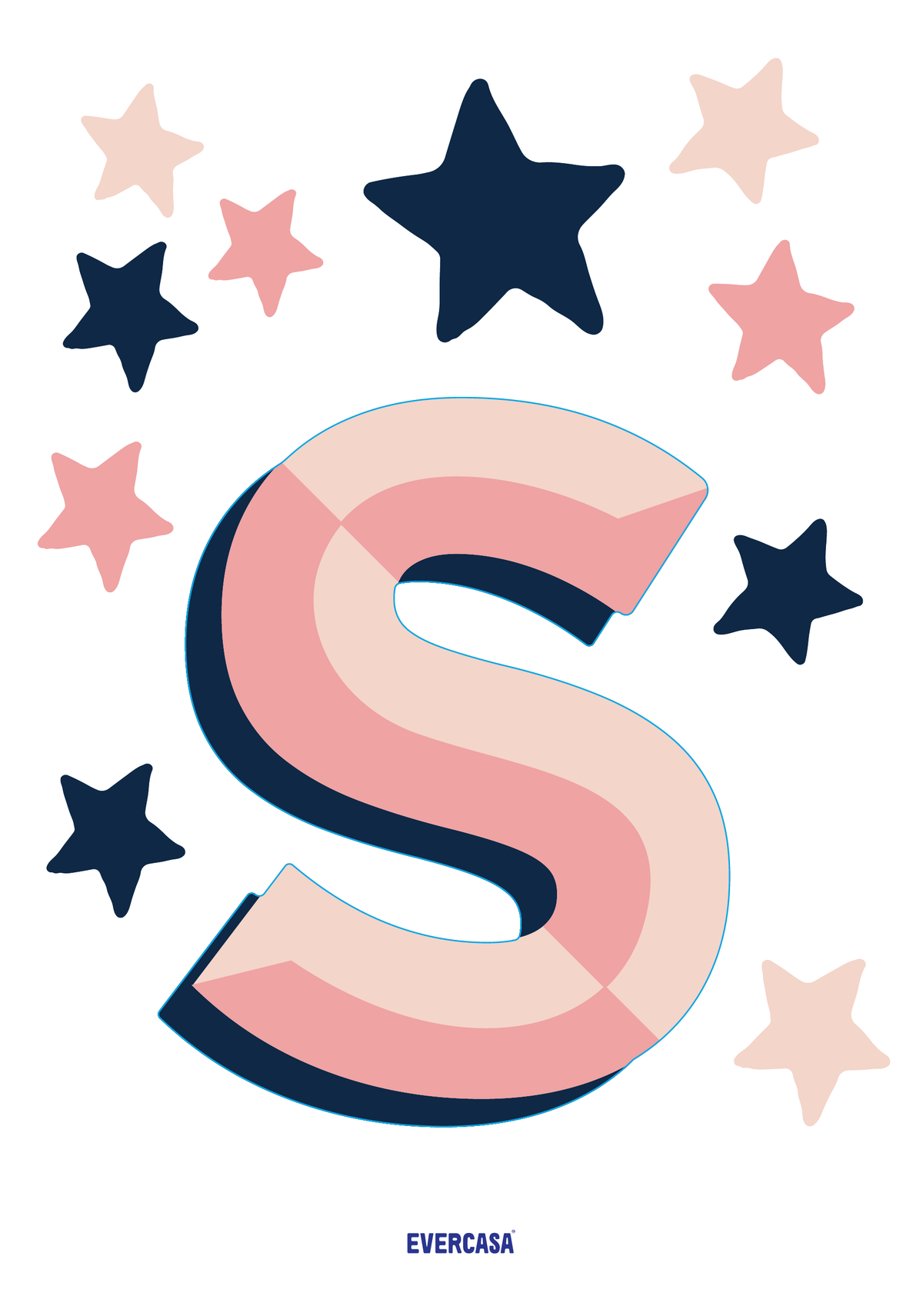 Custom Name in Rose Colour