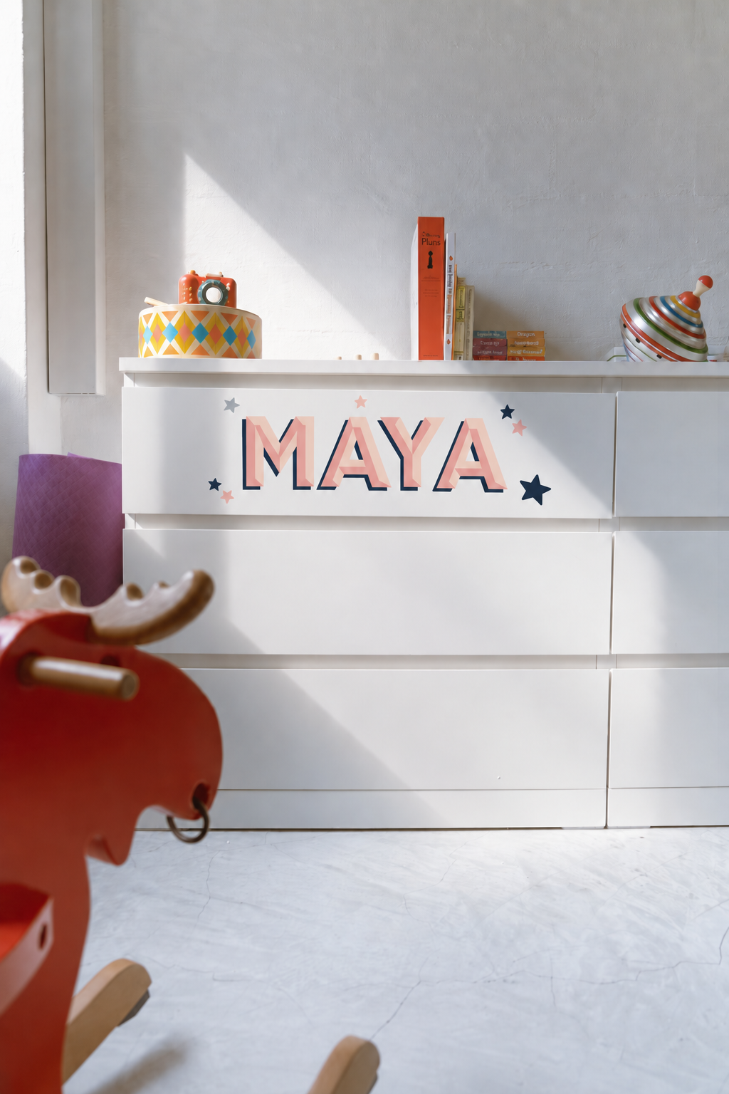 Custom Name in Rose Colour