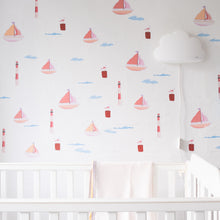 Load image into Gallery viewer, Let&#39;s Set Sail Removable Wall Decal

