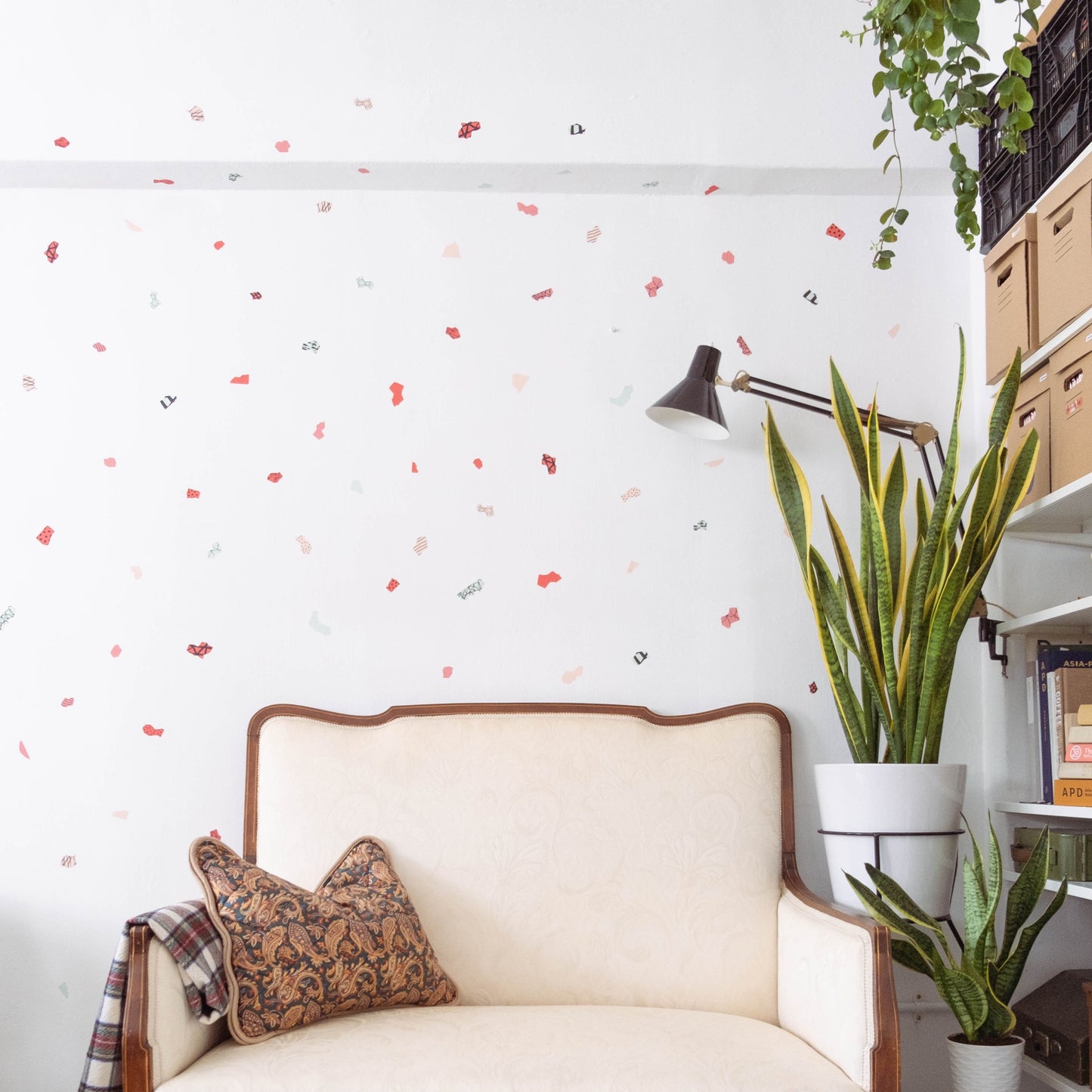 Collage Shapes (Candy Palette) Removable Wall Decal