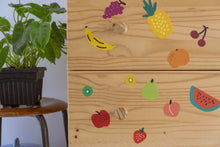 Load image into Gallery viewer, Super Fruits Removable Wall Decal
