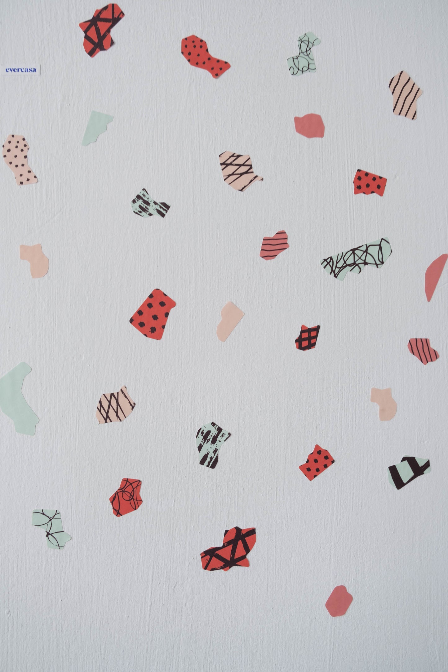 Collage Shapes (Candy Palette) Removable Wall Decal