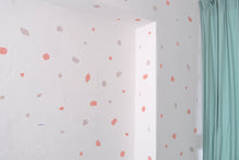 Load image into Gallery viewer, Coral Terrazzo Shapes Removable Wall Decal
