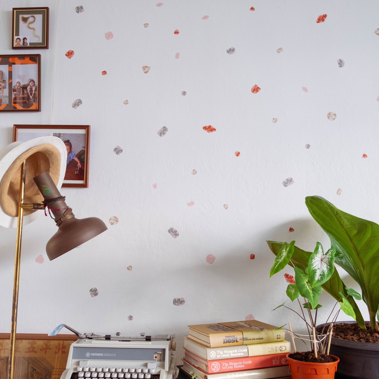 Marble Shapes Removable Wall Decal