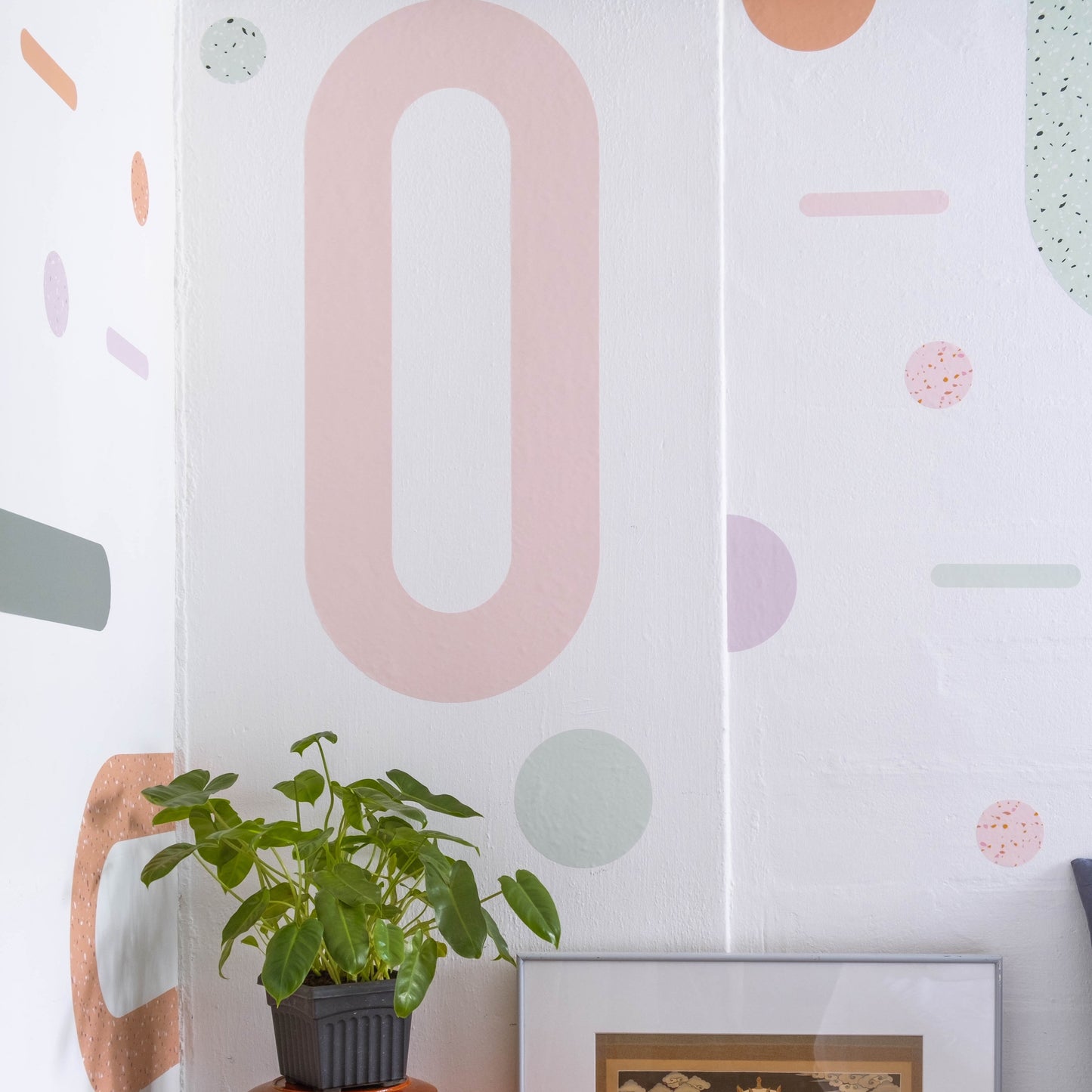 XL Geometry Pastel Removable Wall Decal