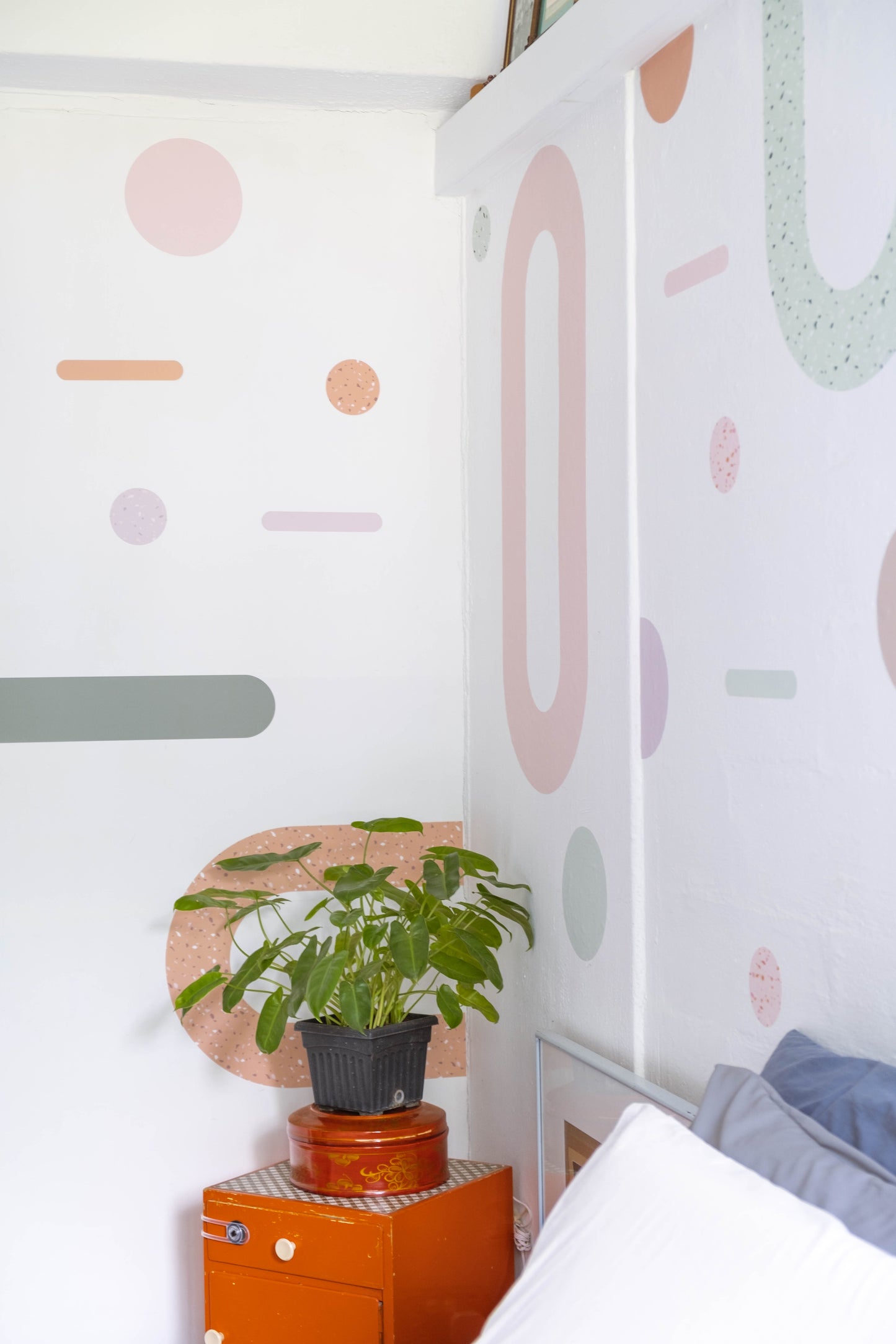 XL Geometry Pastel Removable Wall Decal