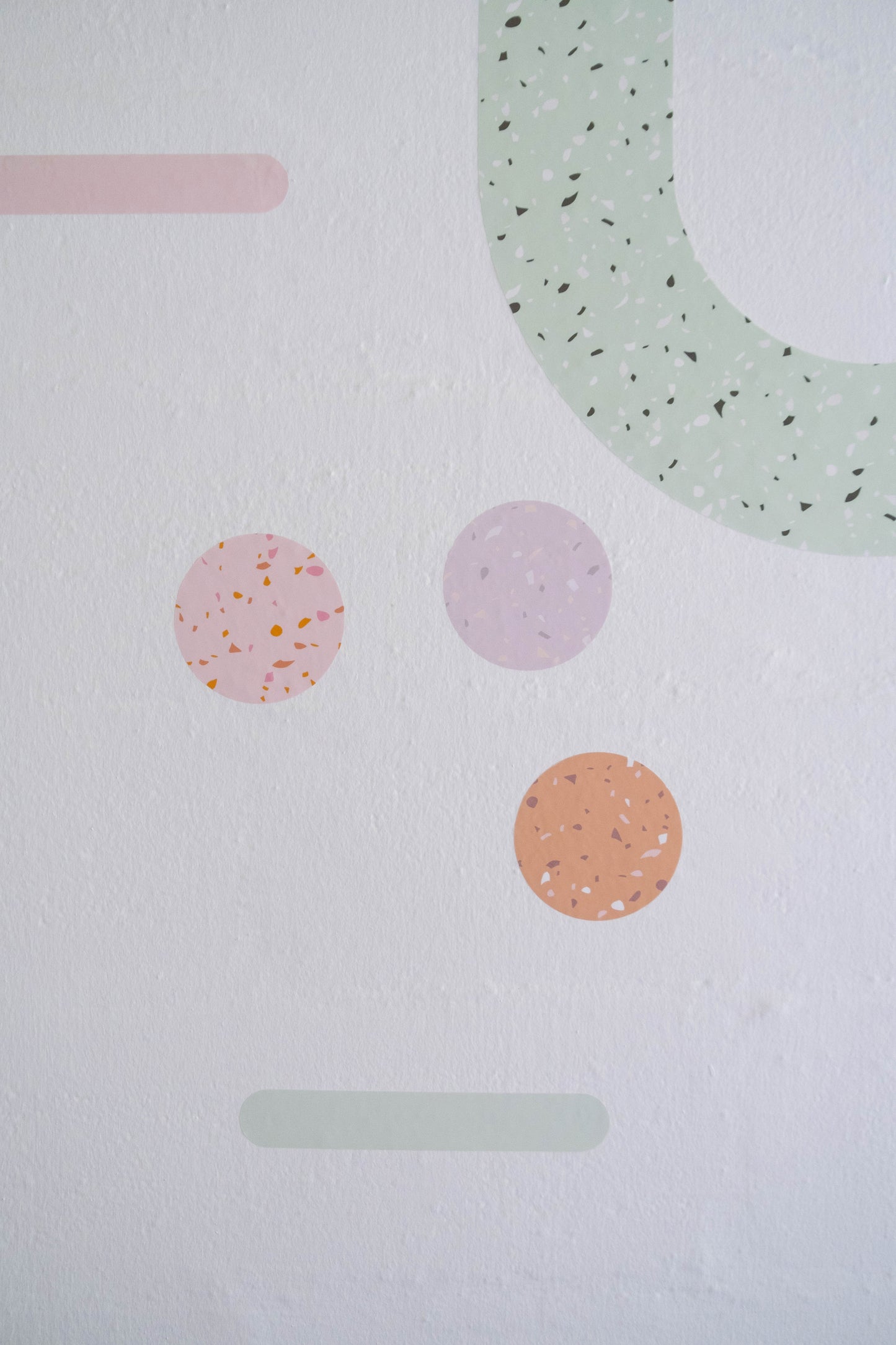 XL Geometry Pastel Removable Wall Decal