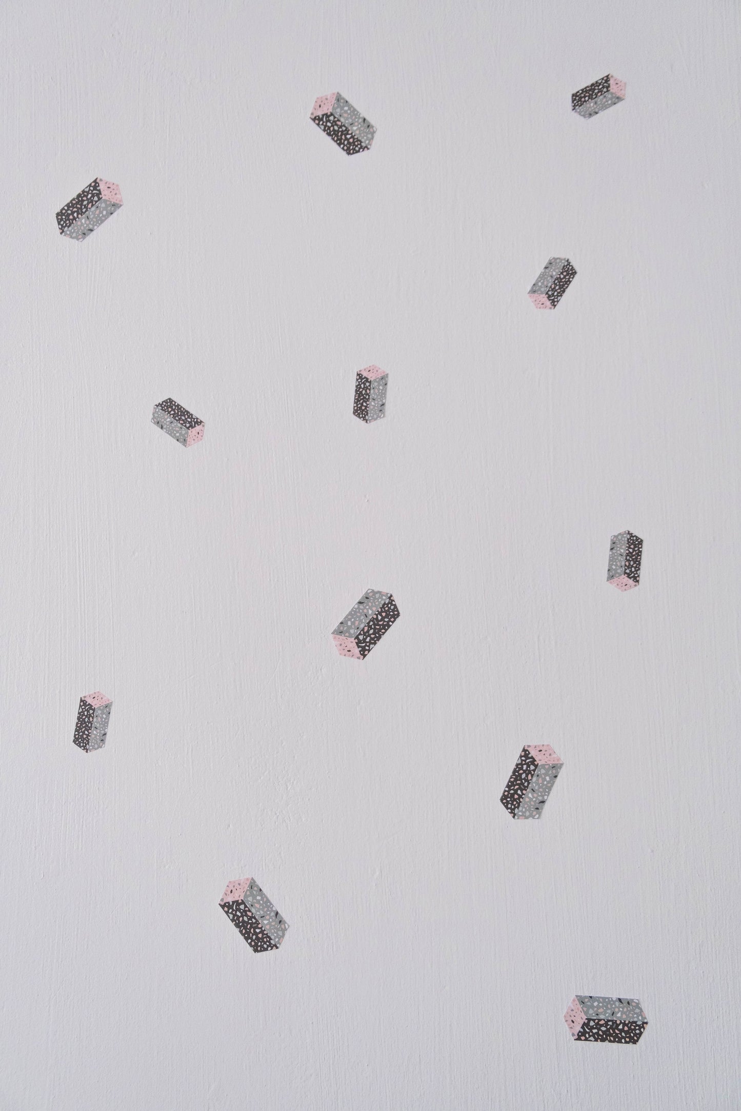 Cuboid Terrazzo Removable Wall Decal