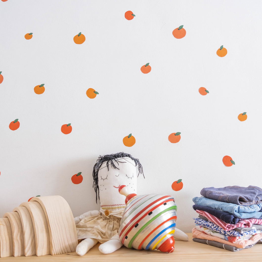 Clementine Orange Removable Wall Decal