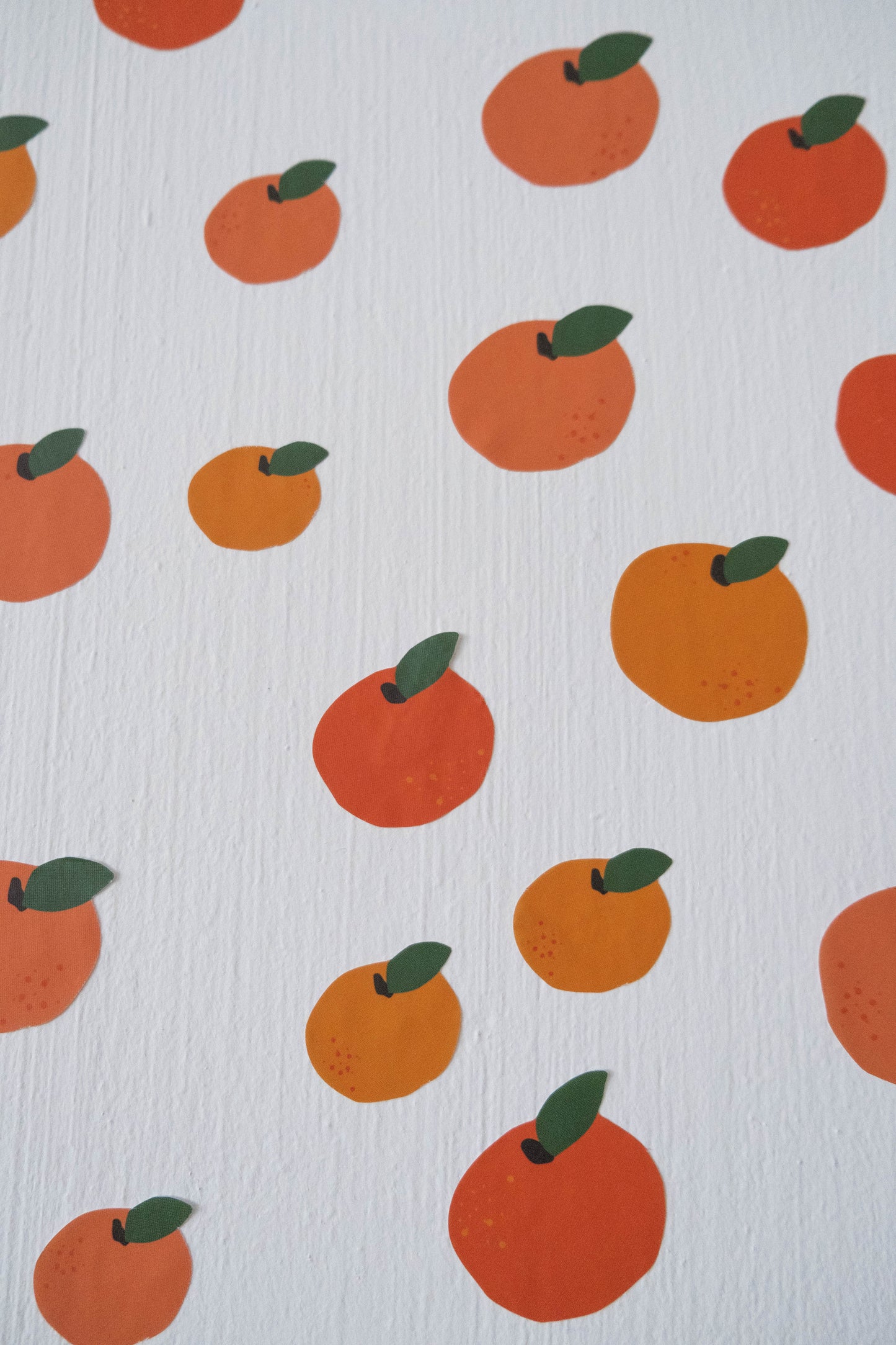 Clementine Orange Removable Wall Decal