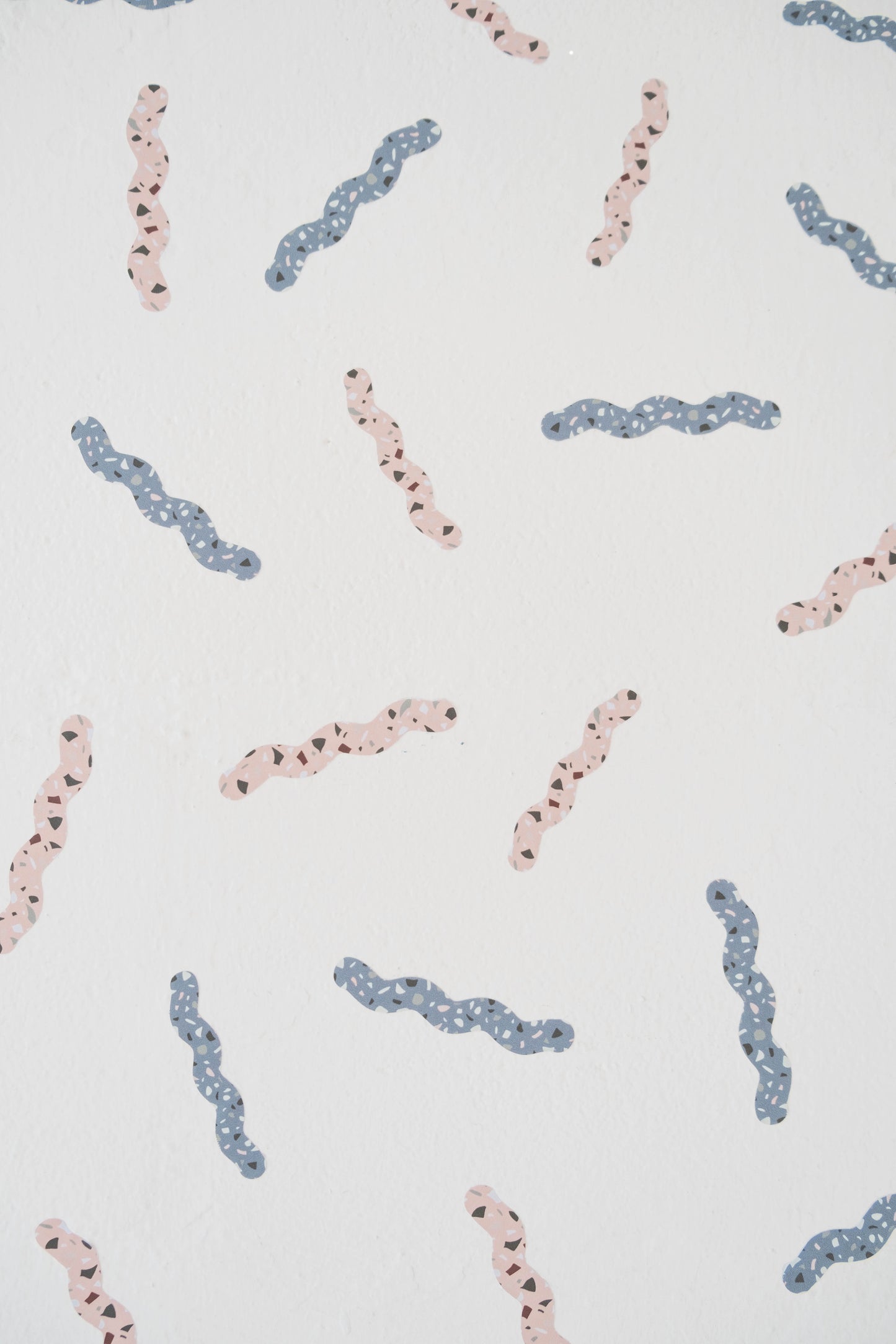 Terrazzo Squiggly Shapes Removable Wall Decal