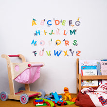 Load image into Gallery viewer, ABC Alphabets &amp; Animals Removable Wall Decal
