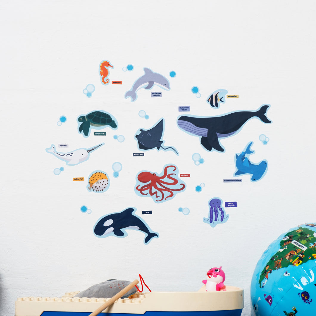 Ocean Buddies Removable Wall Decal