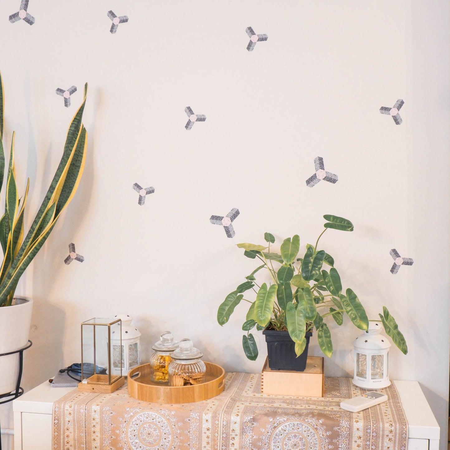 Cuboid Terrazzo Removable Wall Decal