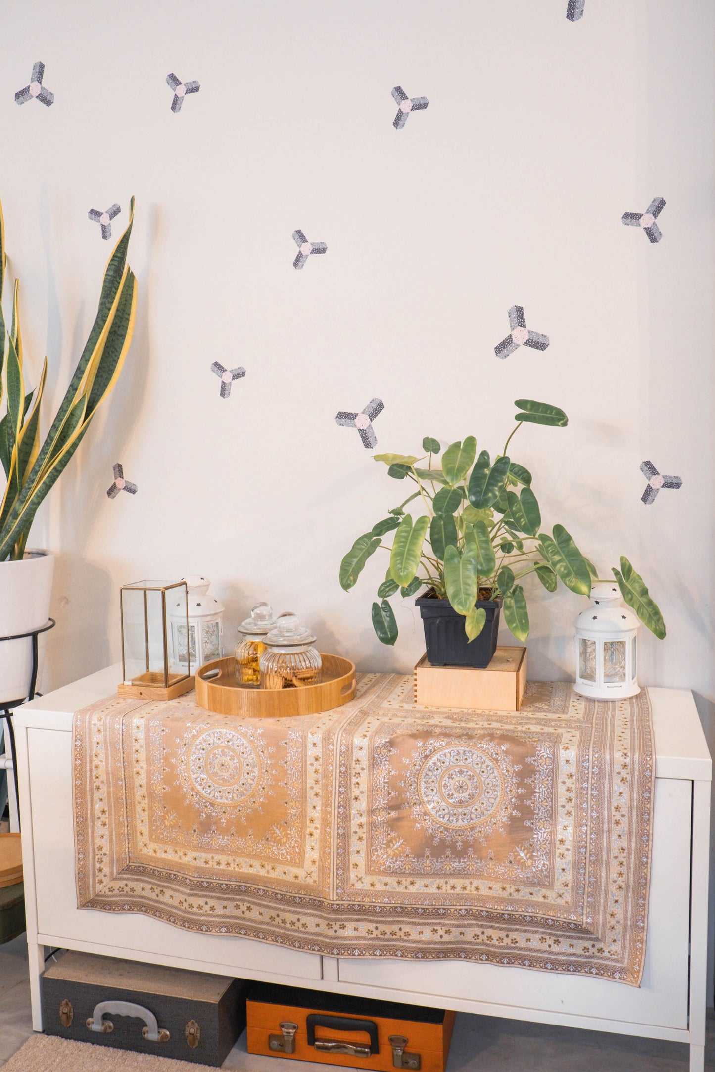 Cuboid Terrazzo Removable Wall Decal