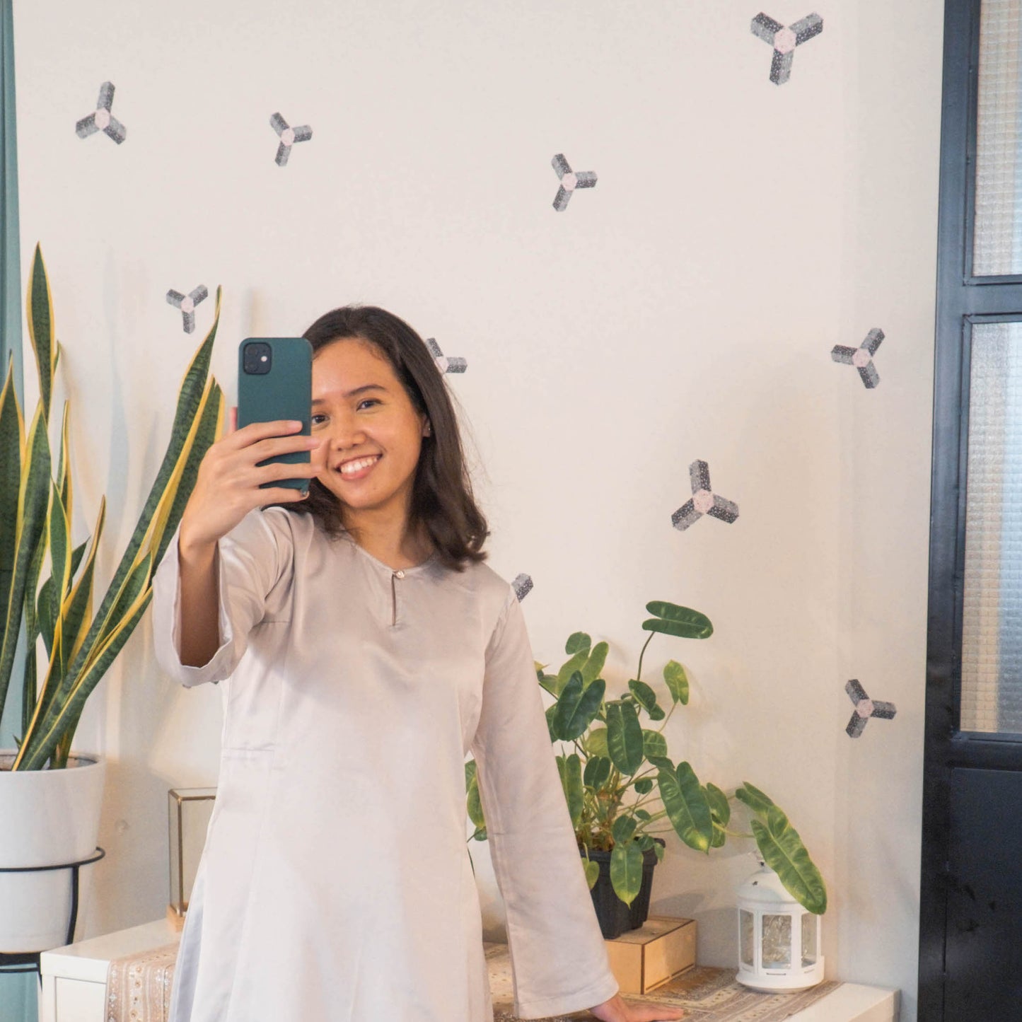 Cuboid Terrazzo Removable Wall Decal