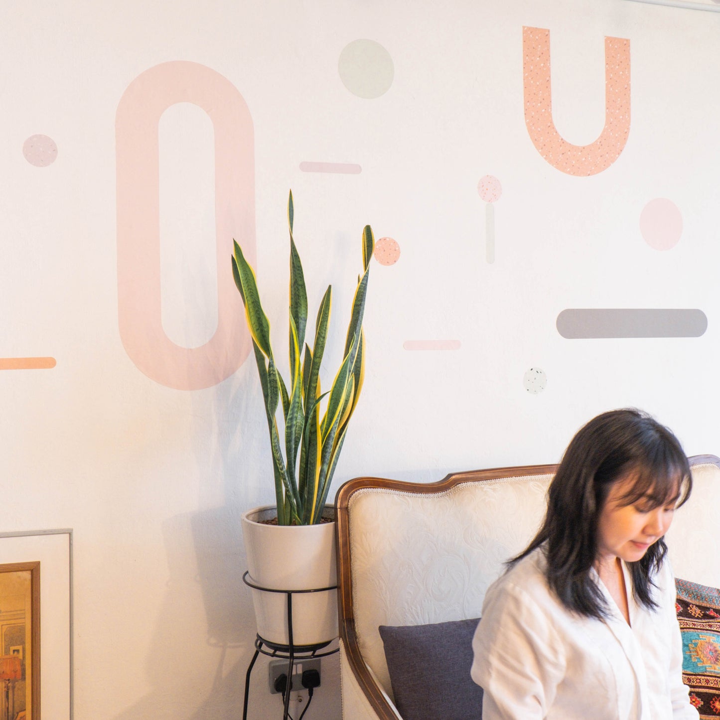 XL Geometry Pastel Removable Wall Decal