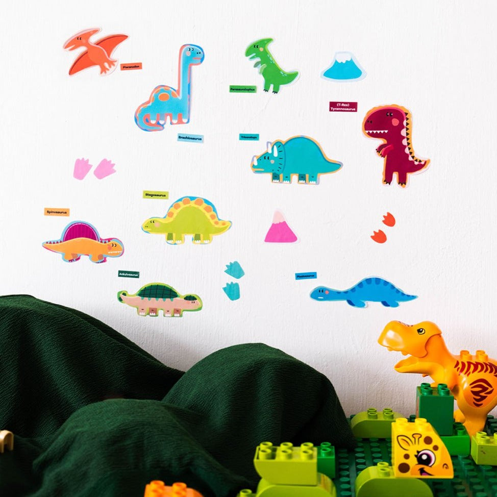 Smiley Dinosaurs Removable Wall Decal