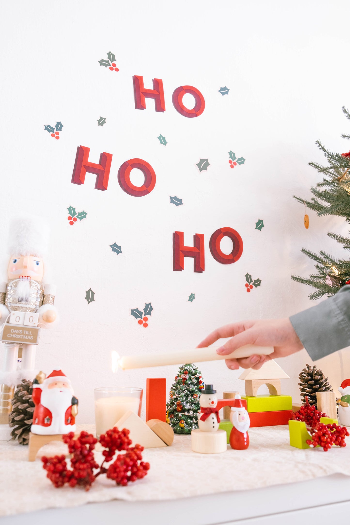 HOHOHO Removable Wall Decal