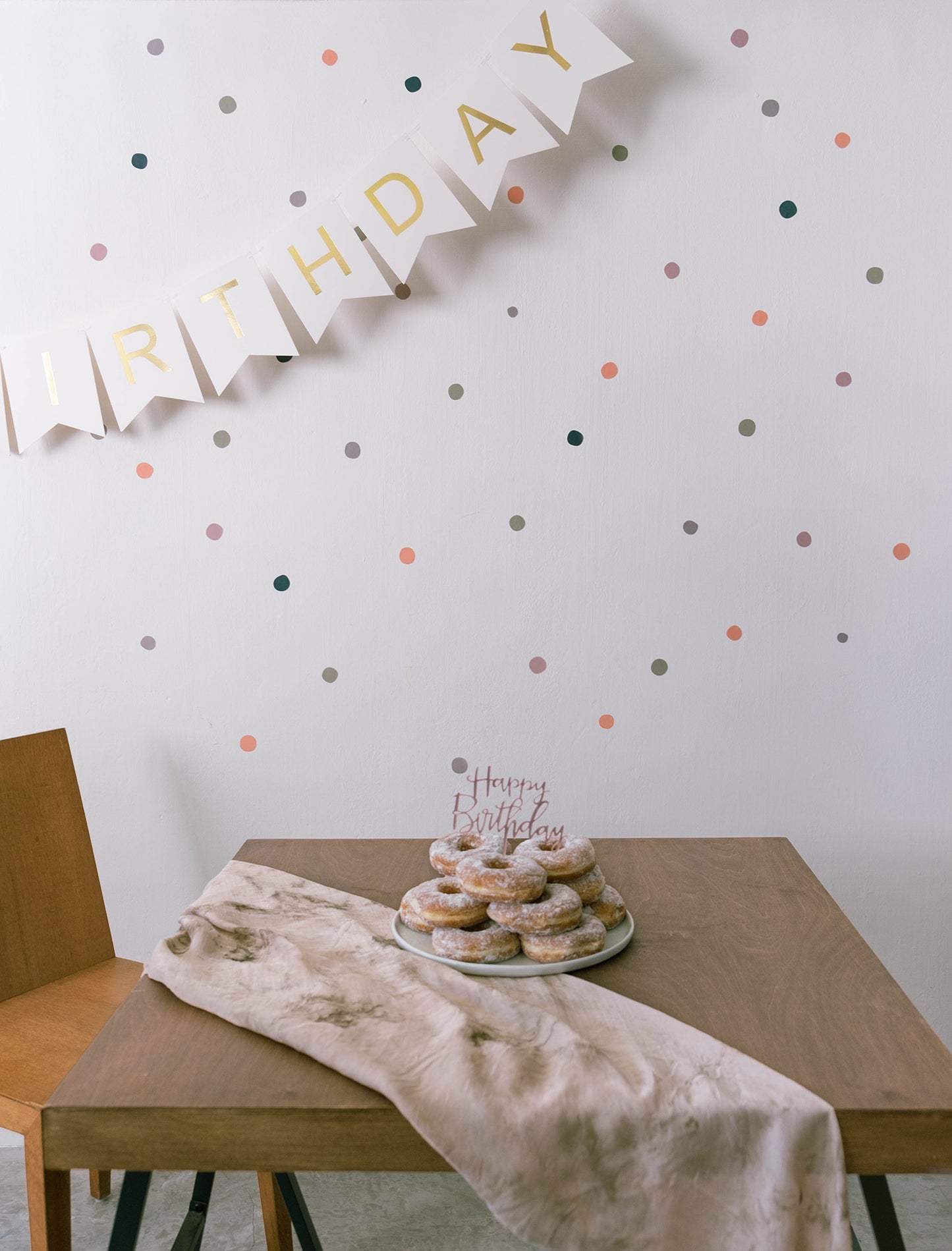Confetti Shapes (Retro Palette) Removable Wall Decal