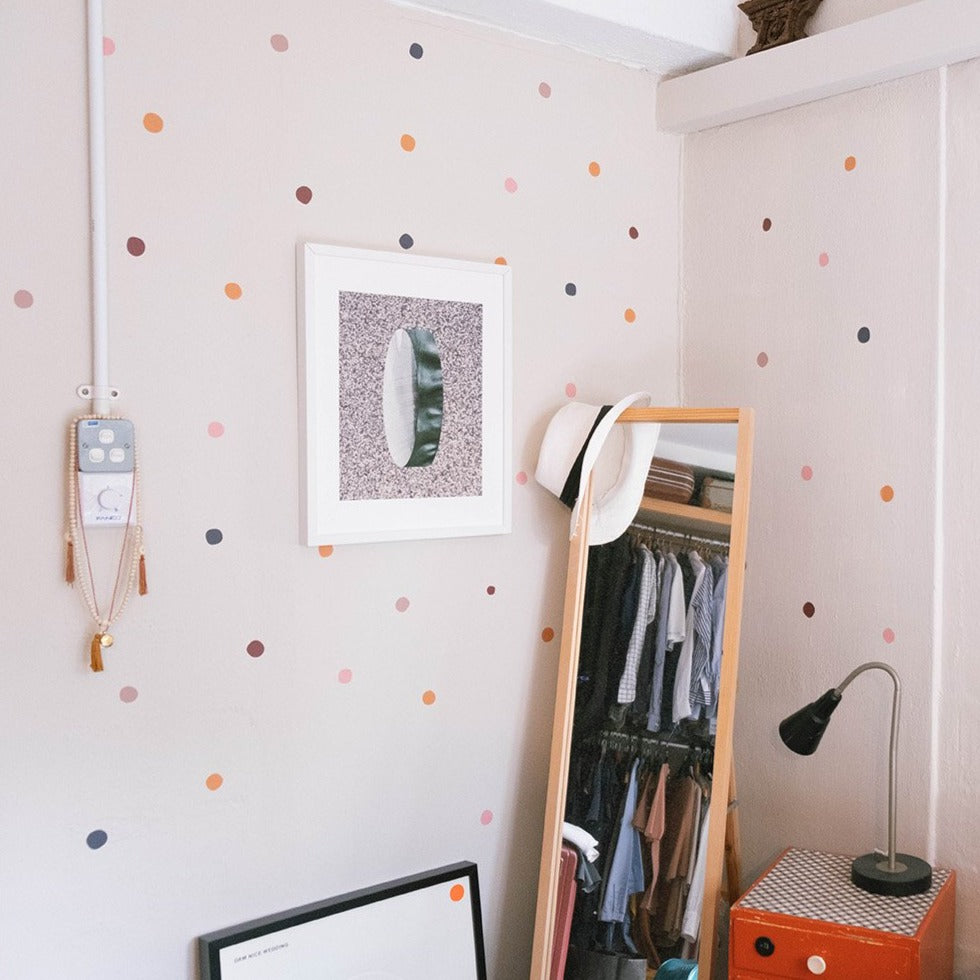 Confetti Shapes (Autumn Palette) Removable Wall Decal