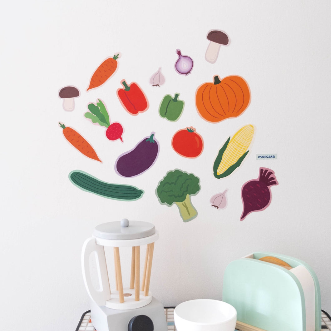 I Love My Veggies Removable Wall Decal