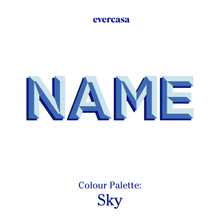 Load image into Gallery viewer, Customise Your Name Removable Fabric Decal

