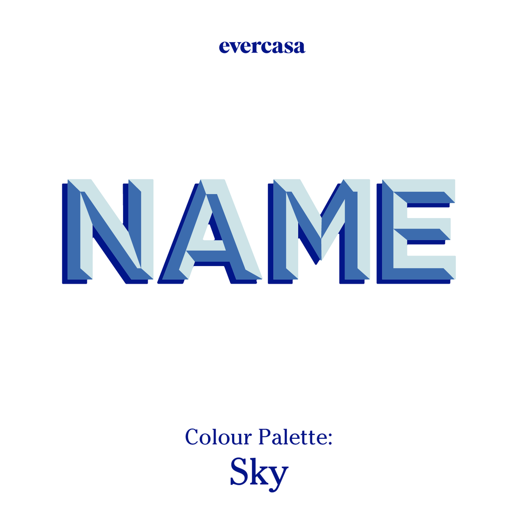 Customise Your Name Removable Fabric Decal