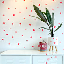 Load image into Gallery viewer, Pink Flowers Removable Wall Decal
