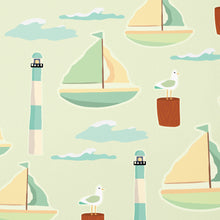 Load image into Gallery viewer, Let&#39;s Set Sail Removable Wall Decal
