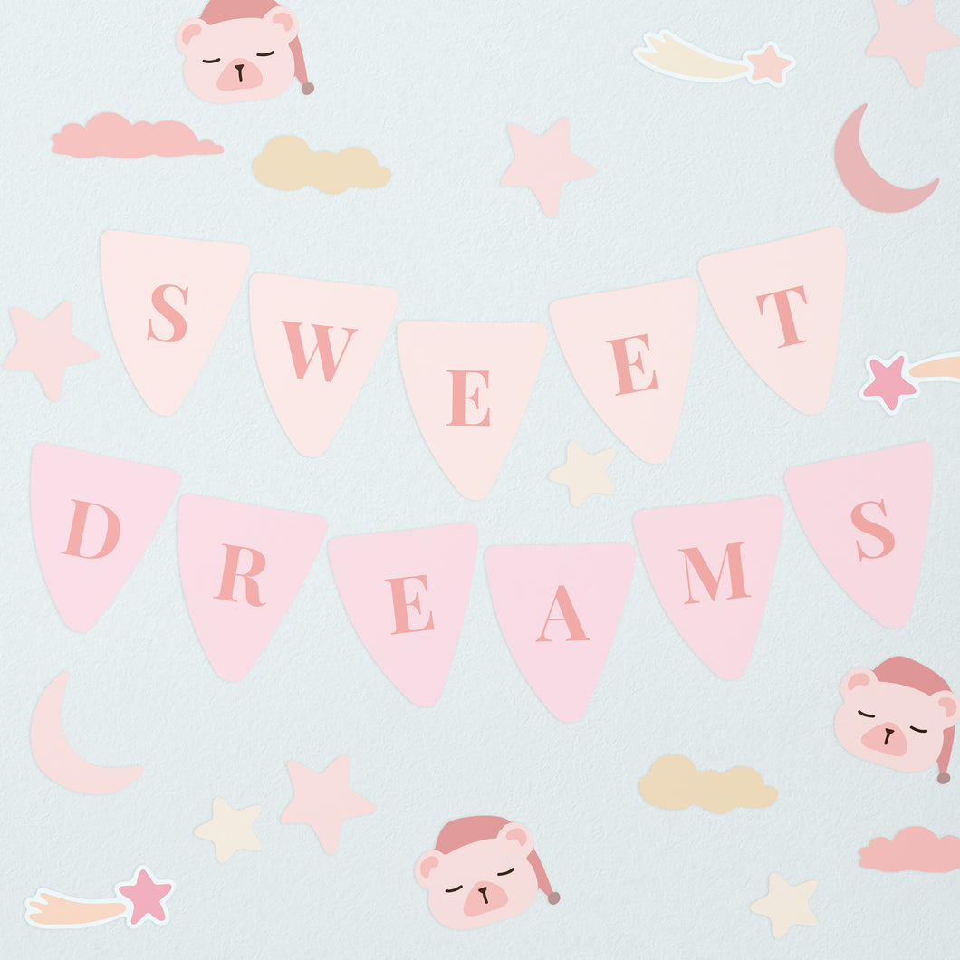 SWEET DREAMS Removable Wall Decal