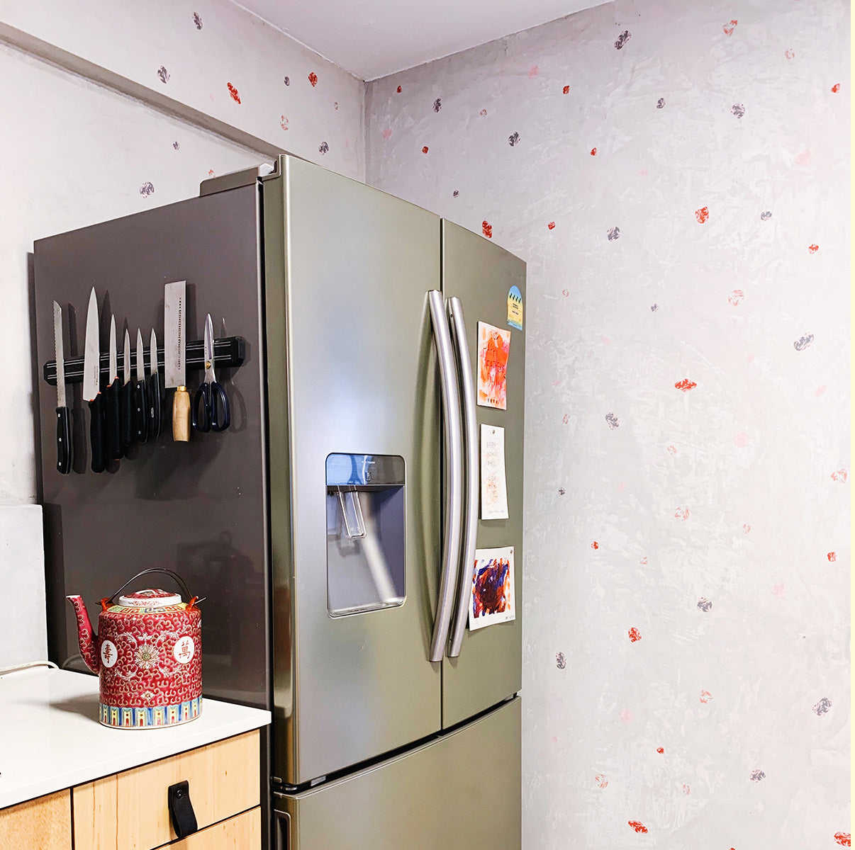 Marble Shapes Removable Wall Decal