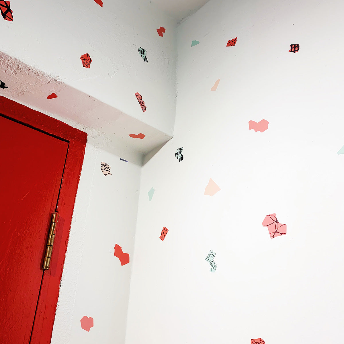 Collage Shapes (Candy Palette) Removable Wall Decal