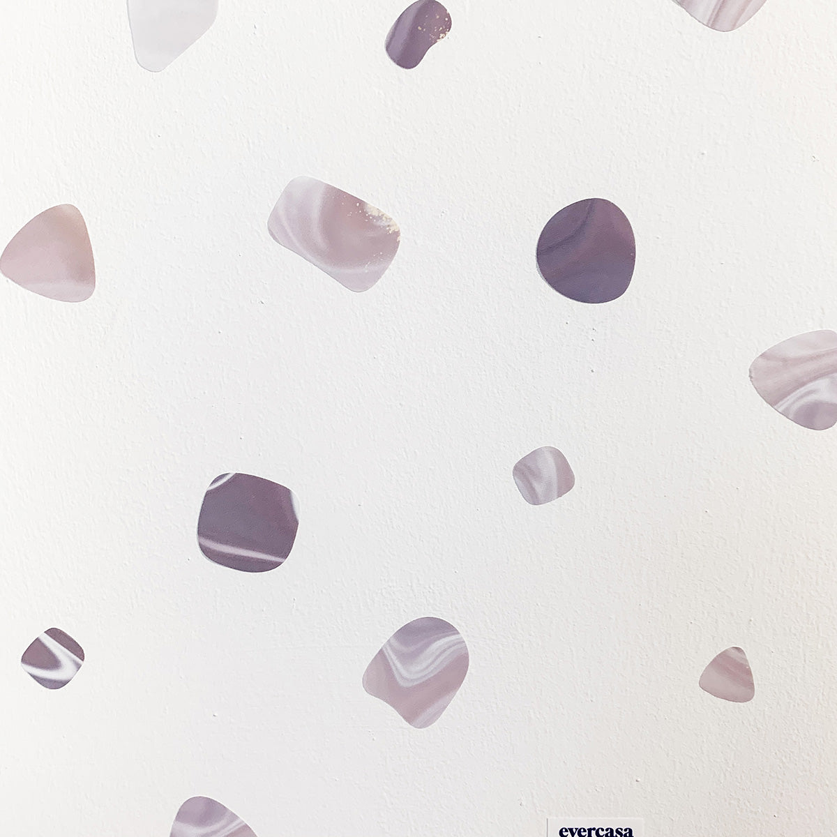 Wax Pearl Shapes Removable Wall Decal